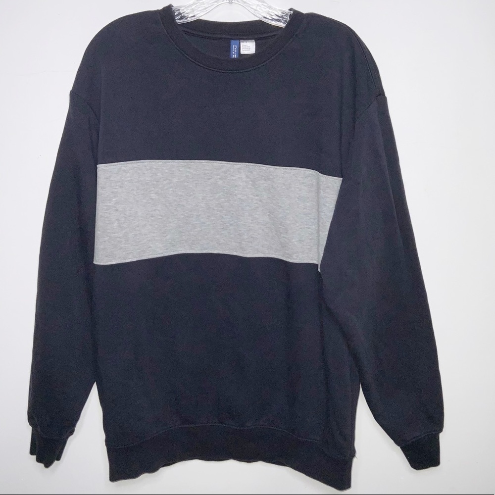 crewneck navy sweater